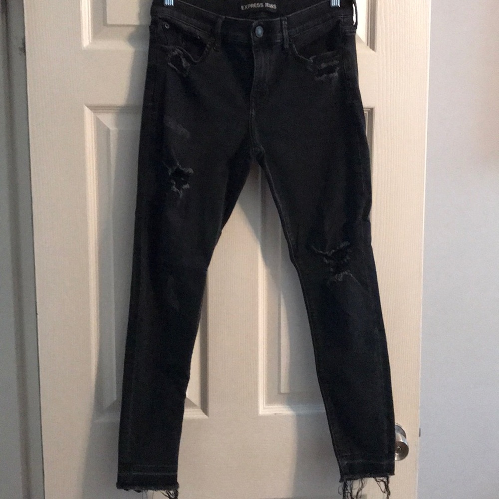 Express supersoft ankle legging jeans. Size 6R
